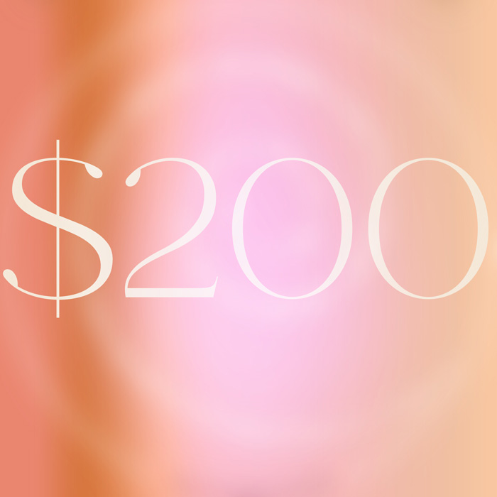 $200 gift card